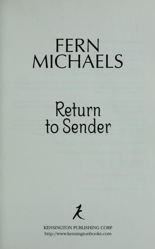 Tapa de Return to sender