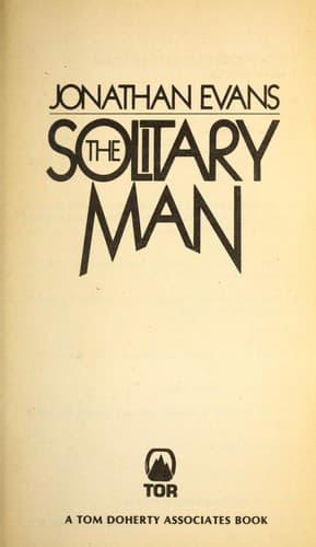 Tapa de Solitary Man