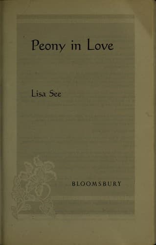 Tapa de Peony in love