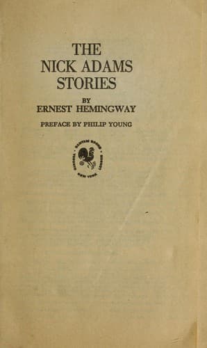 Tapa de The Nick Adams stories