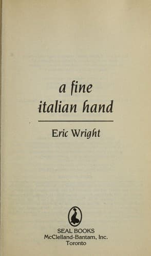 Tapa de A fine Italian hand