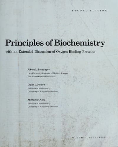 Tapa de Principles of biochemistry