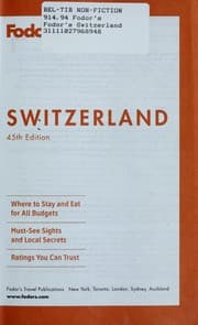Tapa de Fodor's Switzerland
