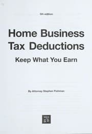 Tapa de Home business tax deductions