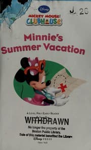 Tapa de Minnie's summer vacation