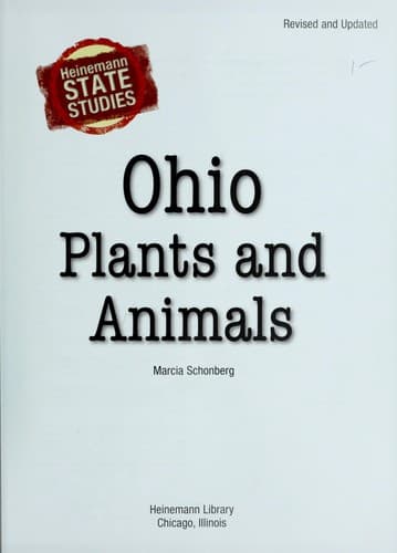 Tapa de Ohio plants and animals