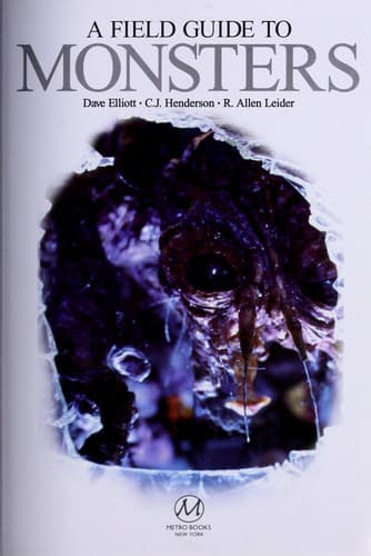 Tapa de A field guide to monsters