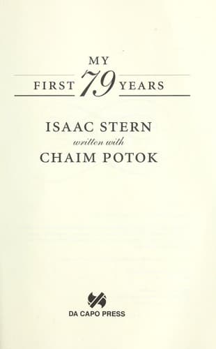 Tapa de My first 79 years