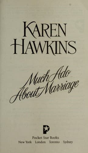 Tapa de Much ado about marriage