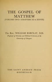 Tapa de The gospel of Matthew