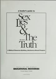 Tapa de A leader's guide to sex, lies, & -- the truth