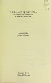 Tapa de Tractate Berakhot