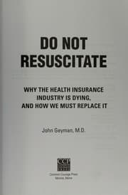 Tapa de Do not resuscitate