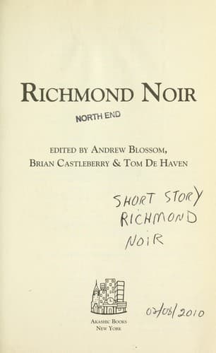 Tapa de Richmond noir