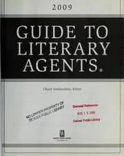 Tapa de 2009 guide to literary agents