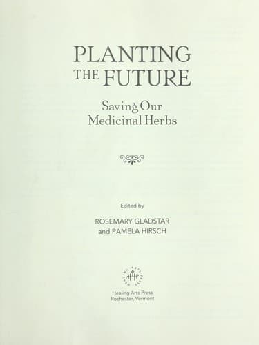 Tapa de Planting the future