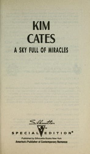 Tapa de Sky Full Of Miracles