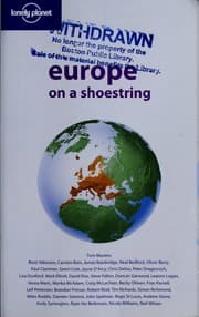 Tapa de Europe on a shoestring
