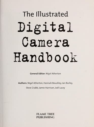 Tapa de The illustrated digital camera handbook