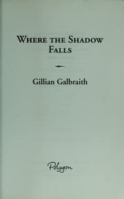 Tapa de Where the shadow falls