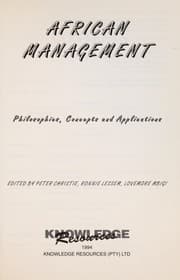 Tapa de African management