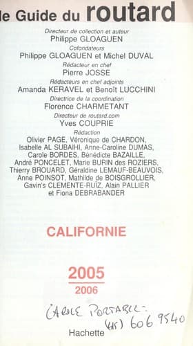 Tapa de Californie