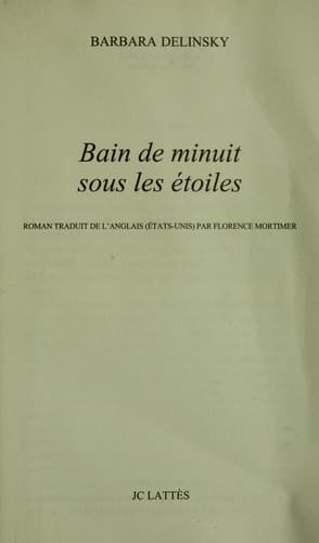 Tapa de Bain de minuit sous les e toiles