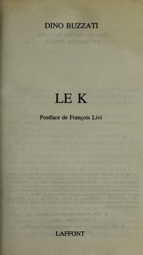 Tapa de Le K