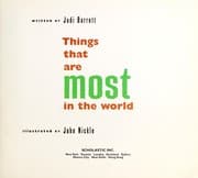 Tapa de The things that are most in the world