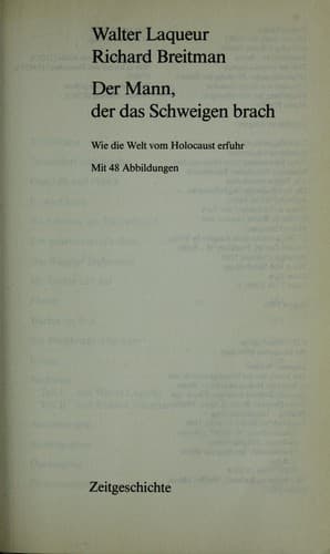 Tapa de Der Mann, der das Schweigen brach
