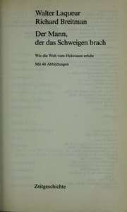 Tapa de Der Mann, der das Schweigen brach