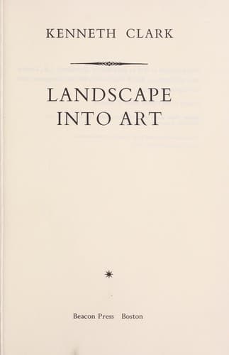 Tapa de Lanscape into art