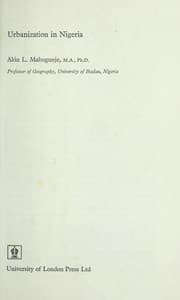 Tapa de Urbanization in Nigeria