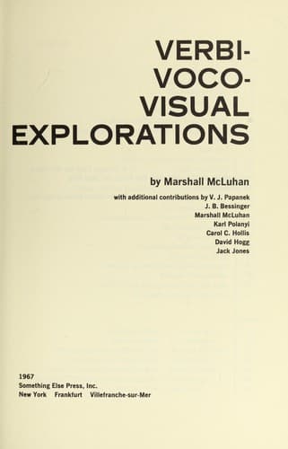 Tapa de Verbi-voco-visual explorations
