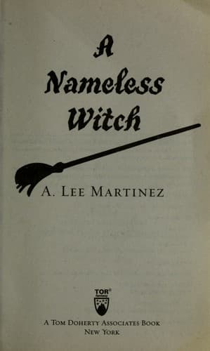 Tapa de A nameless witch