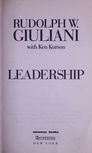 Tapa de Leadership