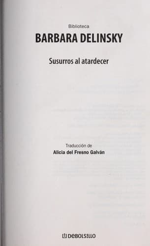 Tapa de Susurros al atardecer