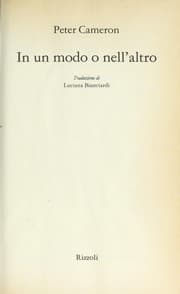 Tapa de In un modo o nell'altro