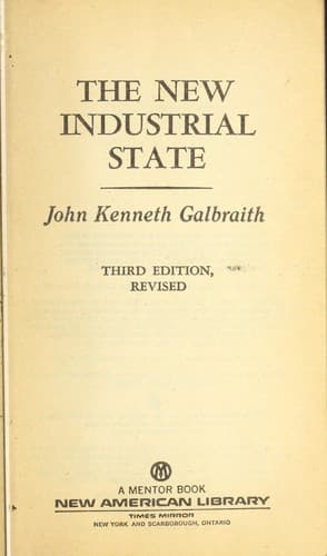 Tapa de The new industrial state