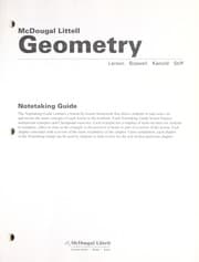 Tapa de Notetaking Guide Geometry
