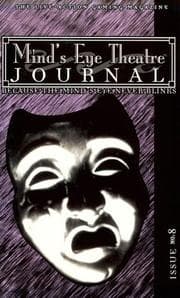 Tapa de Minds Eye Theatre Journal