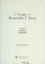 Tapa de The trials of the Honorable F. Darcy