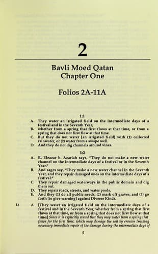 Tapa de Tractate Moed qatan