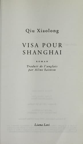 Tapa de Visa pour Shanghai