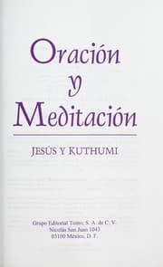 Tapa de Oracio n y meditacion