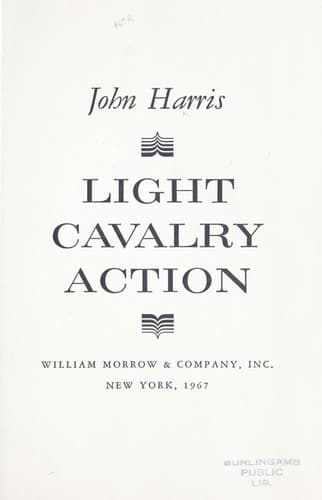 Tapa de Light cavalry action