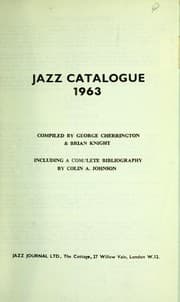 Tapa de Jazz catalogue 1963