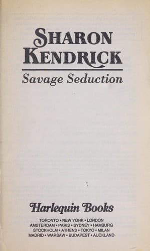 Tapa de Savage seduction