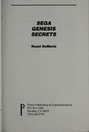 Tapa de Sega Genesis Secrets