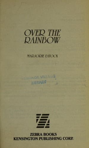 Tapa de Over the rainbow